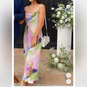 Elegant Multicolor Maxi Dress